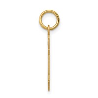 14K Yellow Gold the Kids Small Patches Boy Engravable Joy Charm view 2