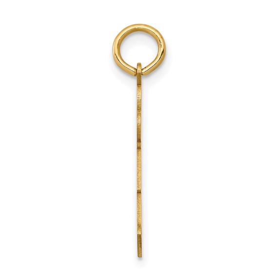 14k The Kids Small Stars and Stripes Boy Engravable Hugs Charm