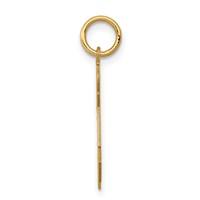 14K Yellow Gold the Kids Small Stars and Stripes Boy Engravable Joy Charm view 2