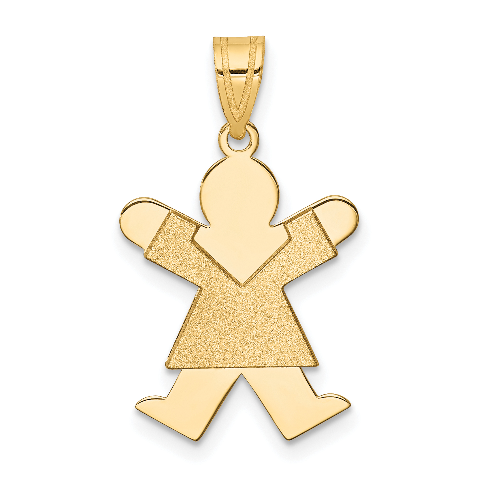 14k Girl Charm (XK116)