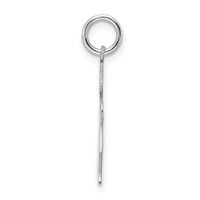Sterling Silver Rhodium-plated Hugs Kid Charm view 2