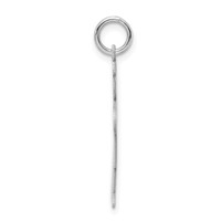 Sterling Silver Rhodium-plated Hugs Kid Charm view 2