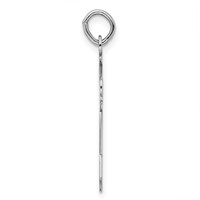 Sterling Silver Rhodium-plated Love Kid Charm view 2