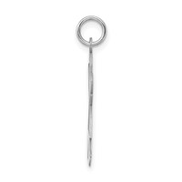 Sterling Silver Rhodium-plated Joy Kid Charm view 2