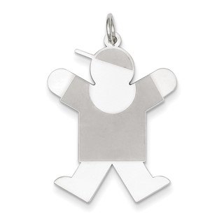 Sterling Silver Joy Kid Charm