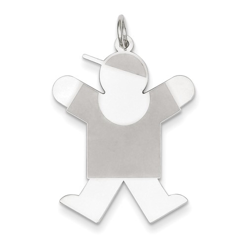 Sterling Silver Joy Kid Charm