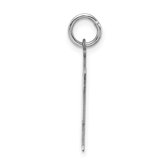 Sterling Silver Rhodium-plated Kid Charm