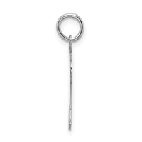 Sterling Silver Rhodium-plated Kid Charm view 2