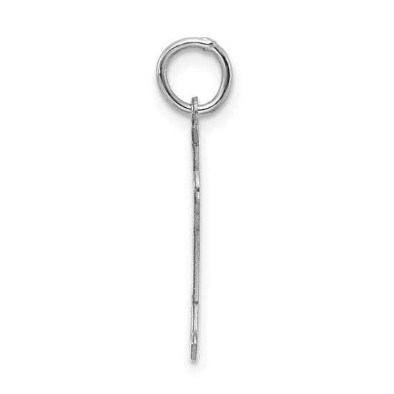 Sterling Silver Rhodium-plated Kid Charm