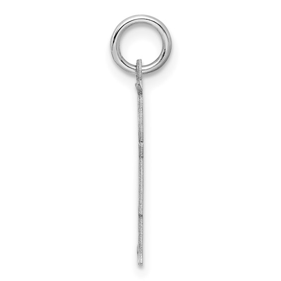 Sterling Silver Rhodium-plated Kid Charm