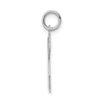 Sterling Silver Rhodium-plated Kid Charm view 2