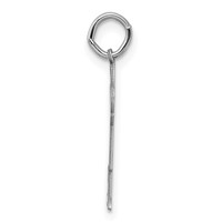 Sterling Silver Rhodium-plated Kid Charm view 2