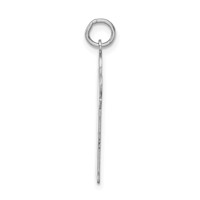 Sterling Silver Rhodium-plated Kid Charm view 2