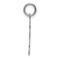 Sterling Silver Rhodium-plated Kid Charm view 2