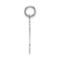 Sterling Silver Rhodium-plated Kid Charm view 2