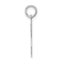Sterling Silver Rhodium-plated Kid Charm view 2