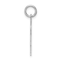 Sterling Silver Rhodium-plated Kid Charm view 2
