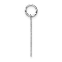 Sterling Silver Rhodium-plated Kid Charm view 2