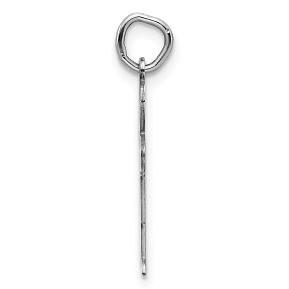 Sterling Silver Rhodium-plated Kid Charm