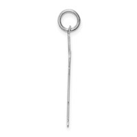 Sterling Silver Rhodium-plated Kid Charm view 2
