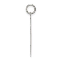Sterling Silver Rhodium-plated Kid Charm view 2