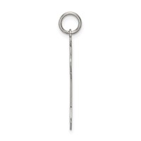 Sterling Silver Rhodium-plated Kid Charm view 2