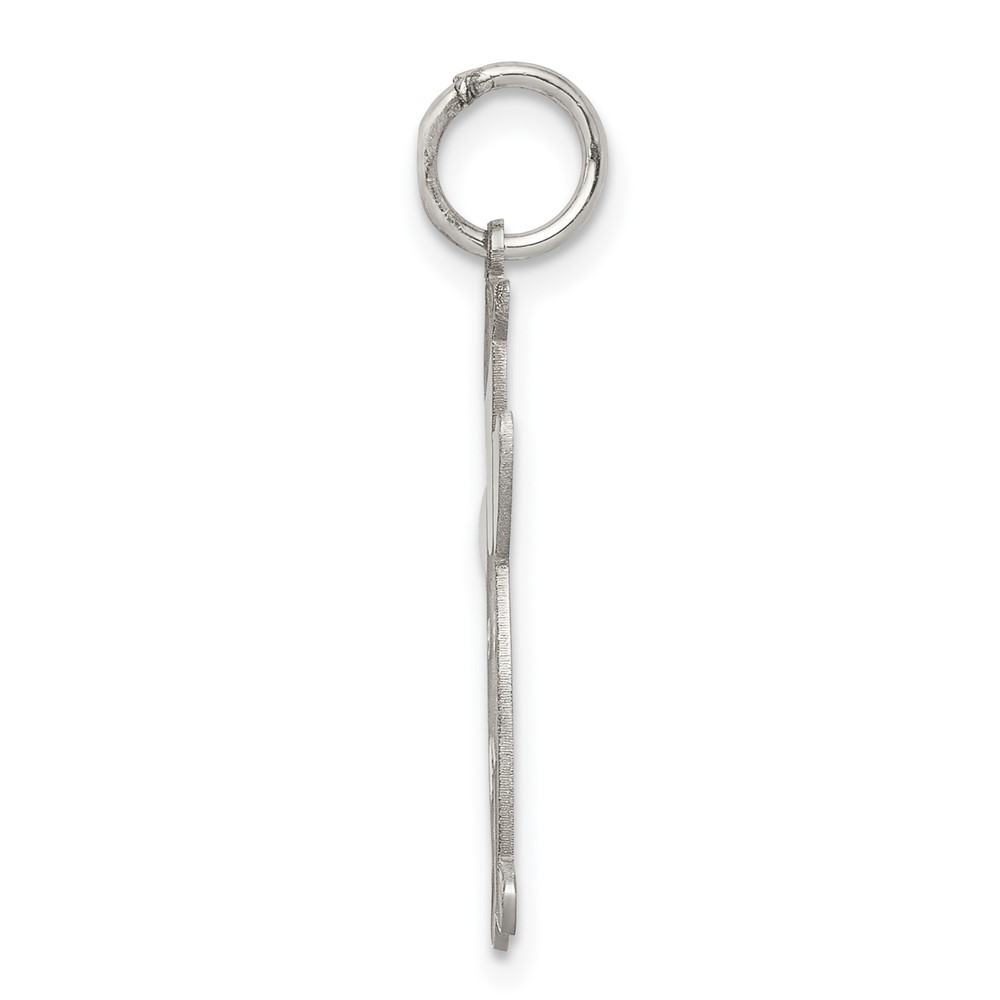 Sterling Silver Rhodium-plated Spunky Cuddle Charm (XK1813SS)