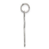 Sterling Silver Rhodium-plated Spunky Cuddle Charm view 2