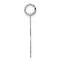 Sterling Silver Rhodium-plated Engravable Mommas Boy Cuddles Charm view 2