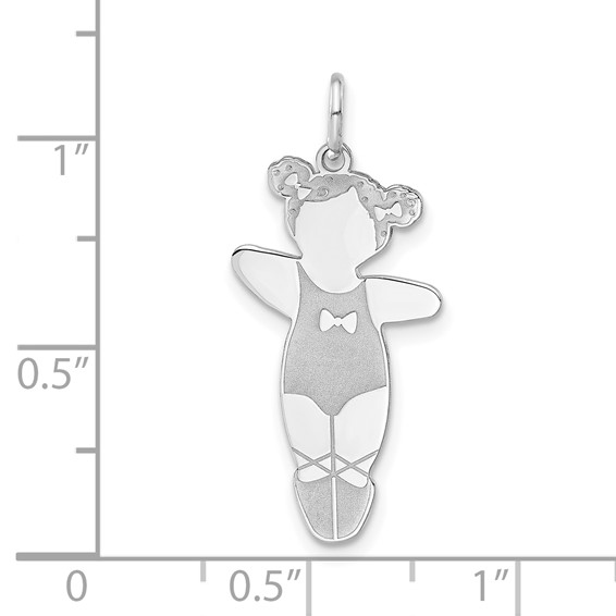 Sterling Silver Prima Ballerina Cuddle Charm