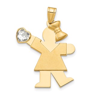 Birthstone Girl Charms