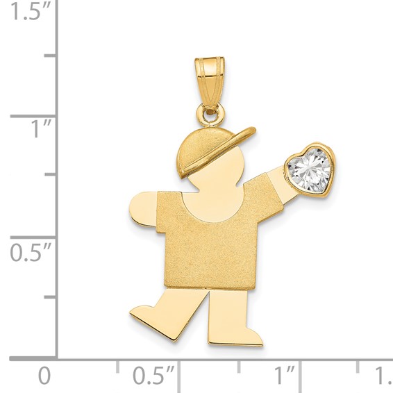 Birthstone Boy Charms