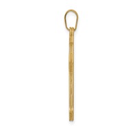 14K Yellow Gold Passion Cross Pendant view 2