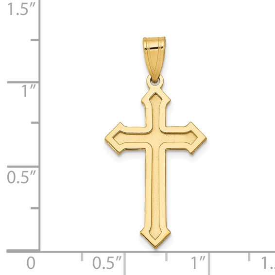 Gold Passion Cross Pendant