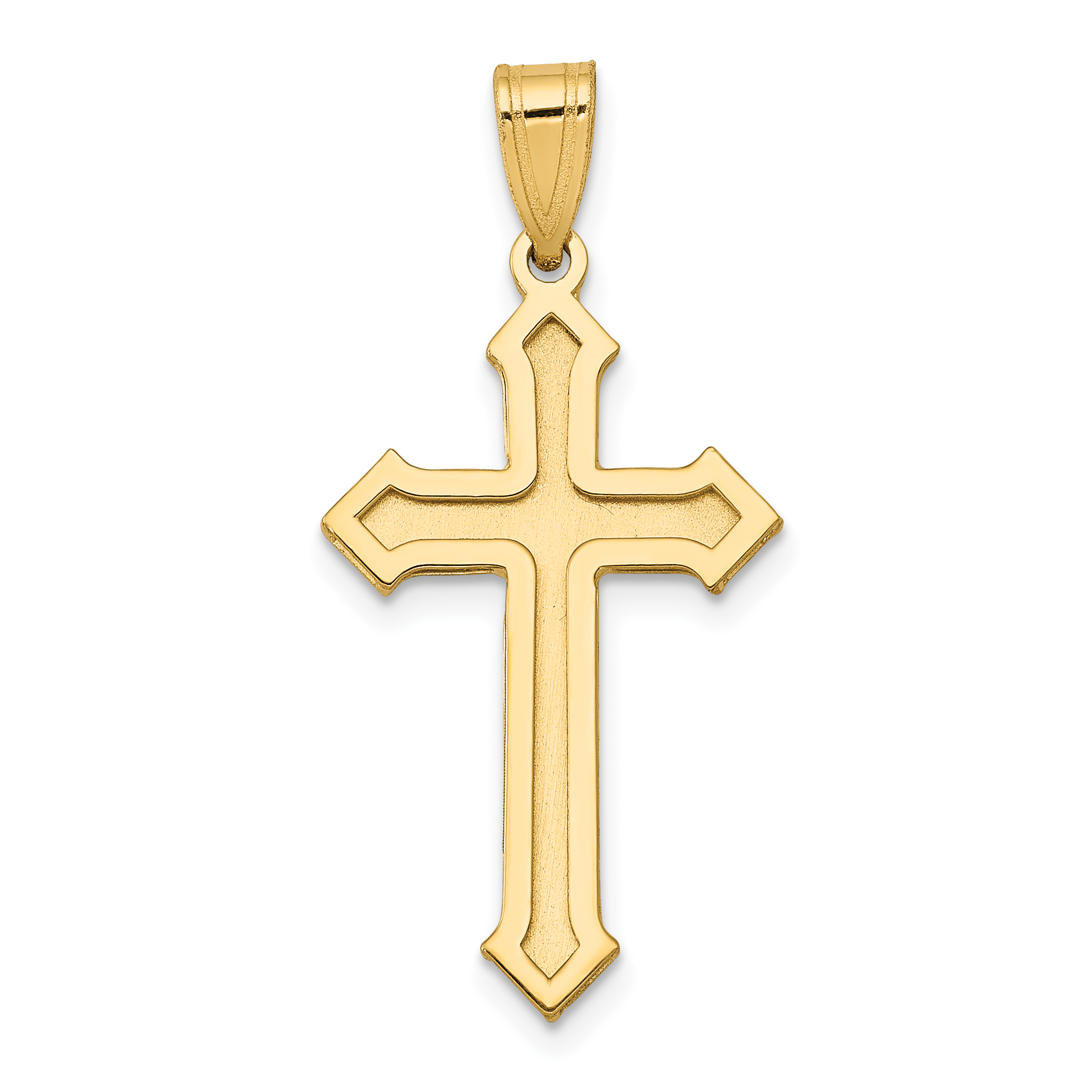 14k Passion Cross Pendant (XK609)