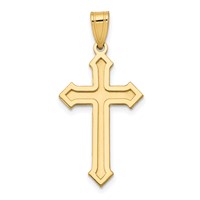 14K Passion Cross Pendant view 1