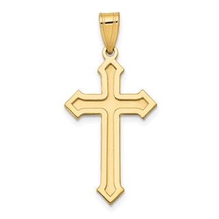 Gold Passion Cross Pendant