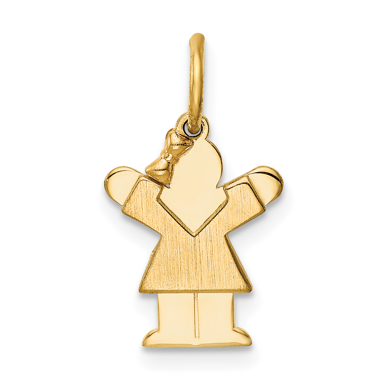 14k Mini Girl Love Charm (XK832)