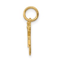 14K Yellow Gold the Kids Mini Girl Joy Charm view 2