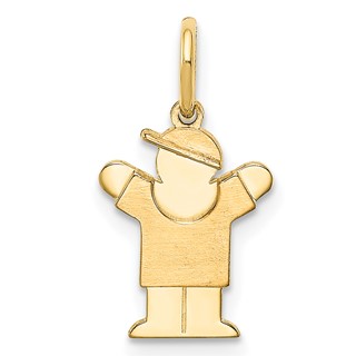 14k The Kids Mini Boy Love Charm