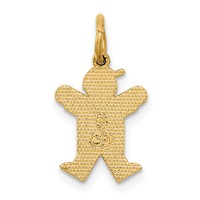 14K Yellow Gold the Kids Mini Boy Joy Charm view 4