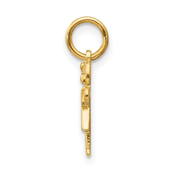 Gold Polished Kids Collection Birthstone Pendants