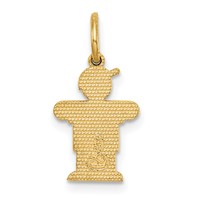 14K Yellow Gold the Kids Mini Boy Hugs Charm view 3