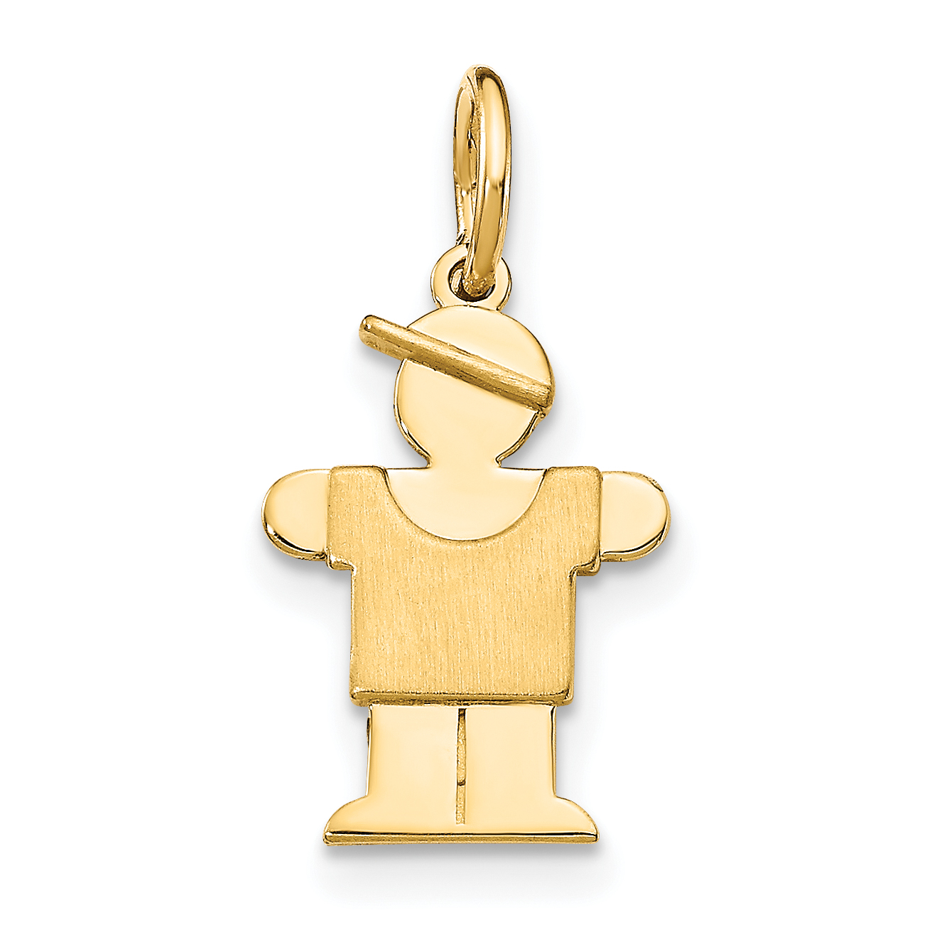 14k Mini Boy Hugs Charm (XK838)