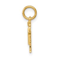 14K Yellow Gold the Kids Mini Boy Kiss Charm view 2