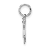 14K White Gold the Kids Mini Girl Joy Charm view 2