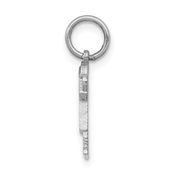 14k White Gold The Kids Mini Boy Love Charm