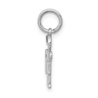 14K White Gold the Kids Mini Boy Hugs Charm view 2