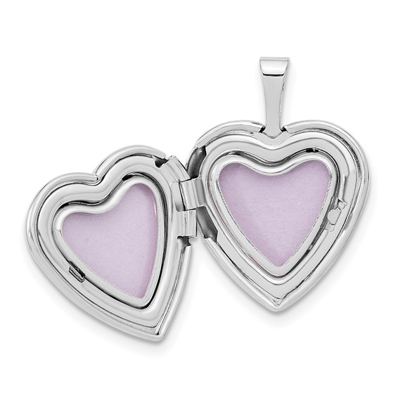 Gold Polished Heart Lockets