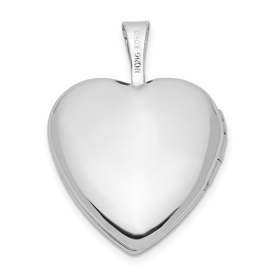 Gold Polished Heart Lockets